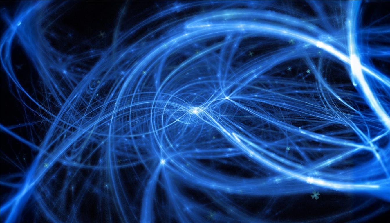 Conexões luminosas que representam tecnologia e integração